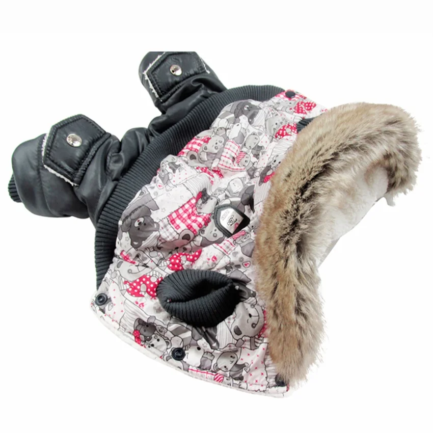 Winter Pet Dog Clothes Super Warm Jacket Thicker Cotton Coat Waterproof Small Dogs Pets Clothing For French Bulldog Puppy