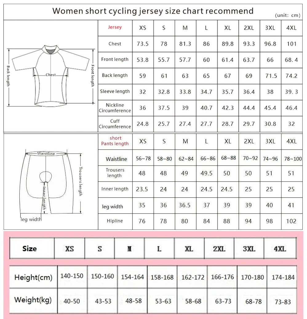 Damen-Fahrradbekleidung Mountainbike-Trikot Shorts Damen-Rennrad-Shorts und T-Shirt Jumpsuit Radsportanzug MTB – Detail 2