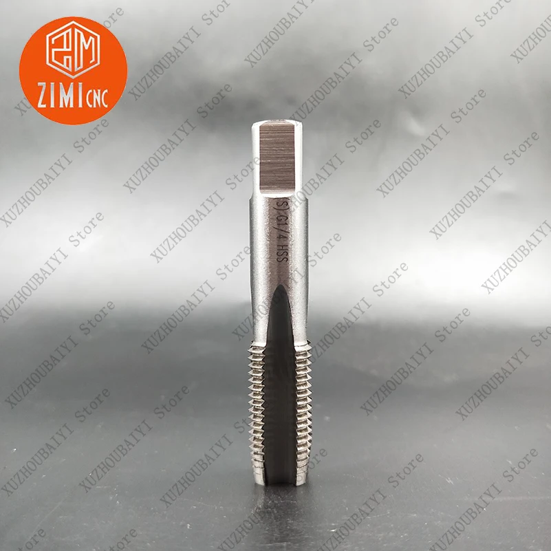 HSS 55 degree 4 blade pipe tapping G1/4-19 pipe straight pipe thread die tap plug pipe tap wire tapping tap high speed steel