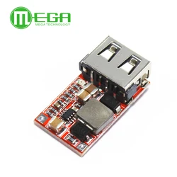 10 pcs 미니 DC-DC 12-24 v ~ 5 v 3a 스텝 다운 전원 공급 장치 모듈 벅 컨버터 가변 효율 97.5%