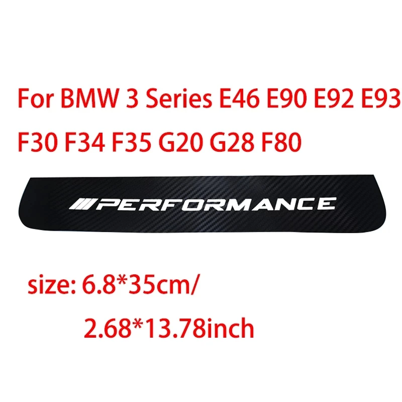 Carbon Fiber M Brake Lights Decorative Sticker For BMW Performance Series 3 5 7 X1 X3 X5 E46 E90 E92 E93 F30 G20 G30 F11 E60 F01