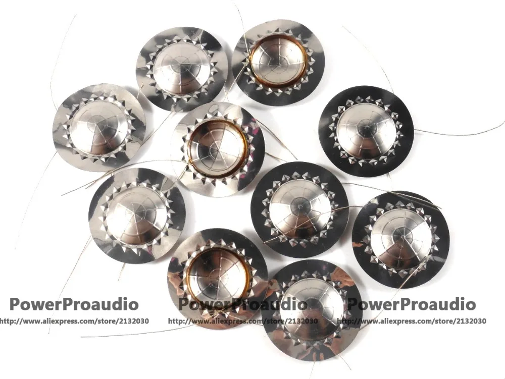Alta qualidade titânio 24.8mm alto-falante tweeters titânio diafragma alto-falante bobina de voz 10 pçs/lote