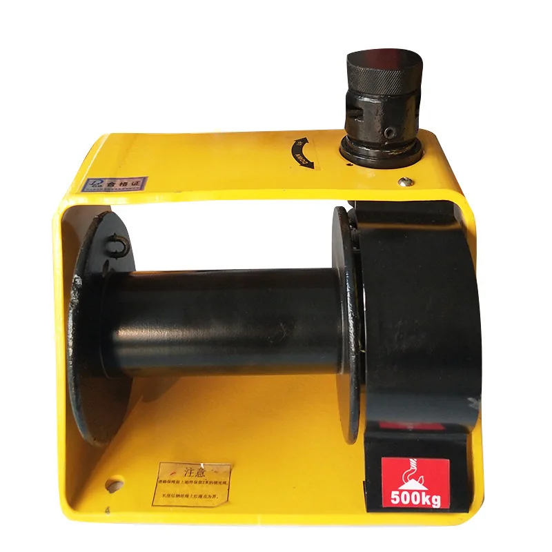 Heavy-Duty Winch with Brake Heavy-Duty Manual Winch Hand-Cranking Traction Machine