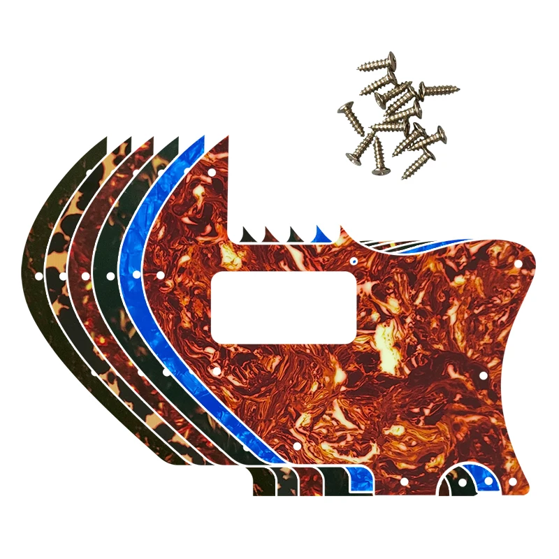 

Fei Man Custom Guitar Parts For US Tele TV Jones Merle Haggard Thinline Guitar Pickguard Scratch Plate Replacement Flame Pattern