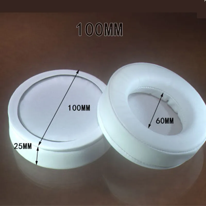 Oreillettes Rondes Blanches pour Casque Sennheiser, AKG, K550, HifiMan, ATH, Professiondynamic, DTX910, Fostex TH900, Sony