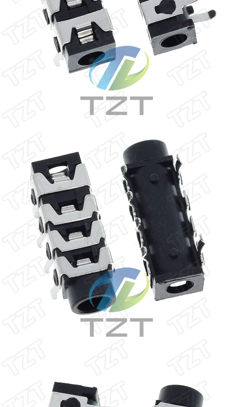 10/30 Stück PJ-313B PJ313B Telefonbuchse 3,5 mm 6 Kontakte 4 Leiter Stereo-Audiobuchse Durchgangsloch Rechtwinklig 4-poliger Audiostecker – Detail 4