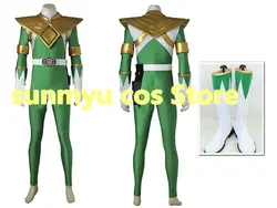 Kyoryu Sentai Zyuranger Burai Cosplay Costume Custom Size Kyoryu Sentai Zyuranger Green ranger Cosplay Halloween