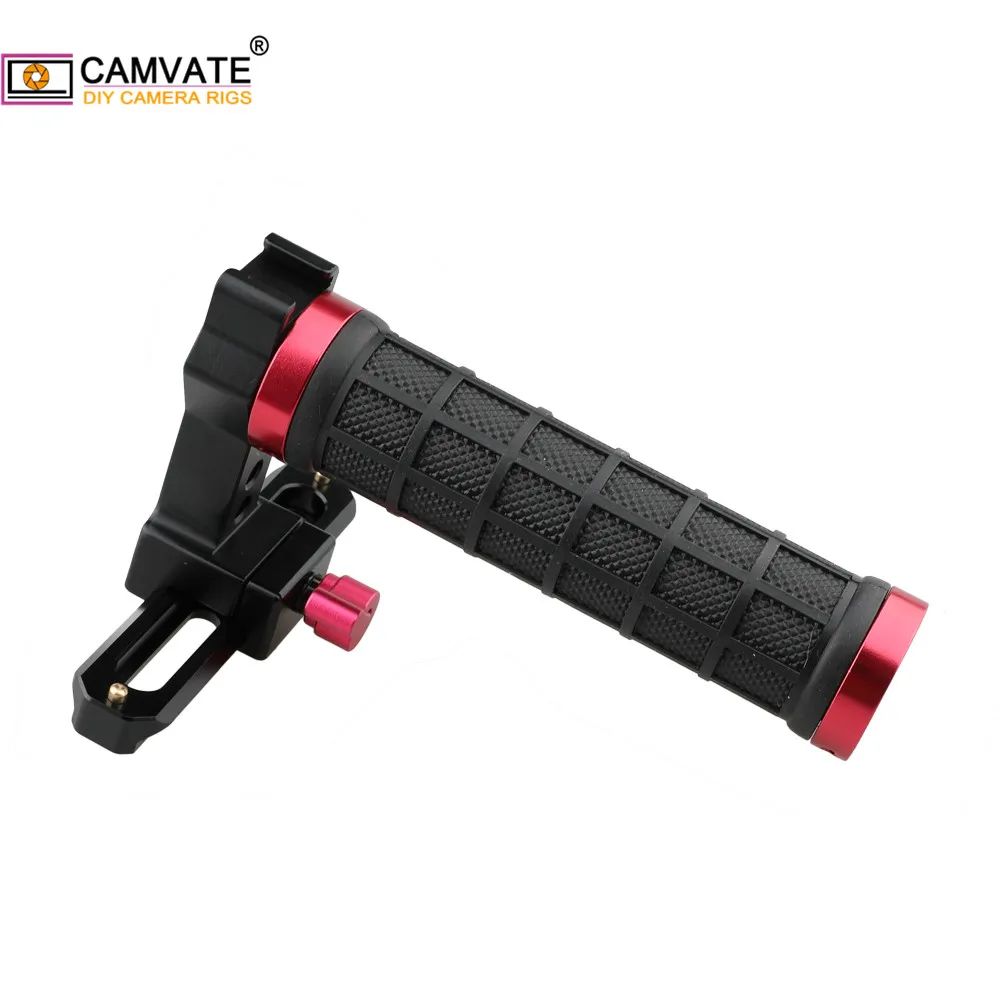 Maniglia superiore CAMVATE NATO a sgancio rapido con binario di sicurezza NATO e filetti di montaggio 1/4 "-20 3/8"-16 per supporto per gabbia per fotocamera DSLR