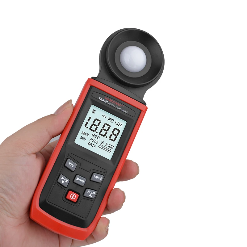 Digital Lux Meter Handheld Luxmeter Professional Luxometer HABOTEST Light Meter High Accuracy Photometer Illuminometer TA8121