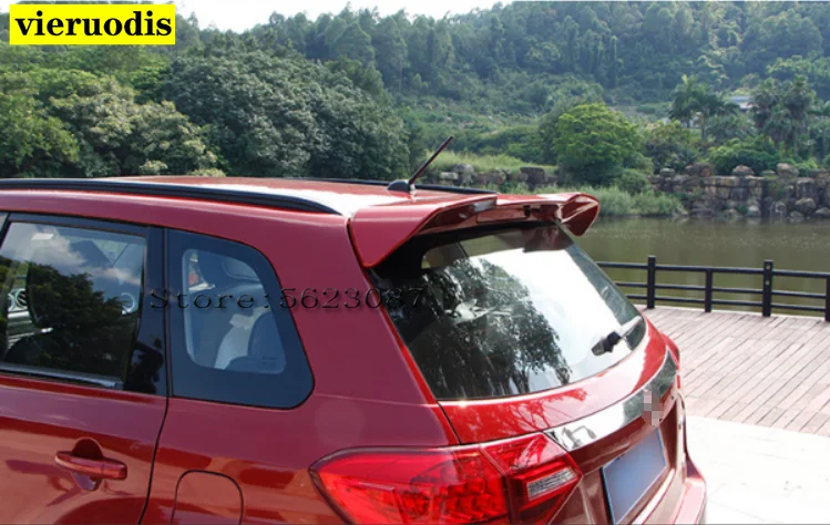 Dla SUZUKI VITARA Spoiler 2014-2017 VITARA SPOILER wysokiej jakości ABS materiał tylny spojler samochodu podkład kolor tylny Spoiler — zdjęcie 6