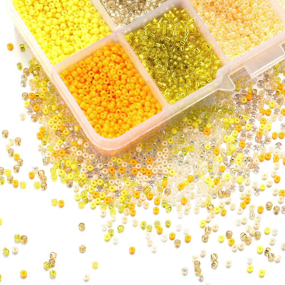 14000pcs Czech Glass Seed Beads Belt Box Set Charm Beading For DIY Earring Bracelet Necklace Jewelry Making Accessories Kits image 3