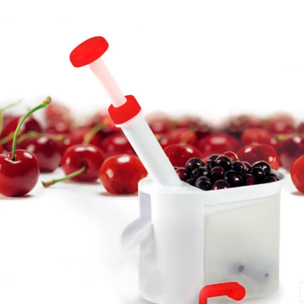 Cheery Pitter Cherries Seed Extraction Machine Core Seed Remover Fruit Stone Extractor Home Kitchen Cherry Cleaning Fruit Tool