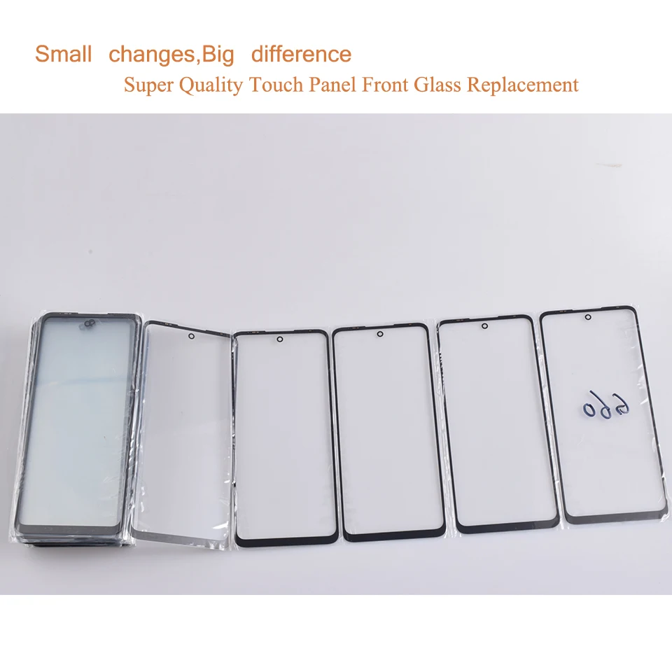 10Pcs/Lot For Motorola Moto G60 G60S Touch Screen Front Outer Glass Panel Lens For Moto G60 PANB0001IN LCD Glass With OCA Glue