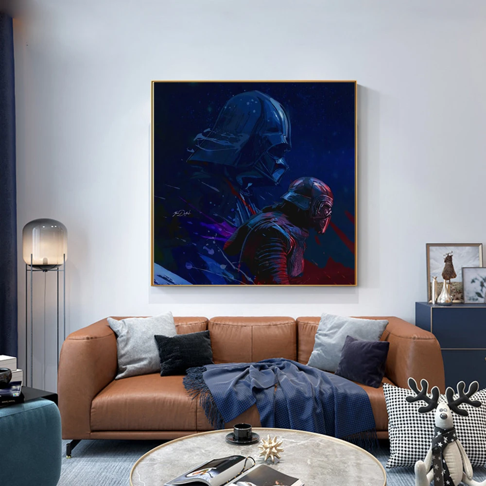 Marvel Movie Posters and Prints on Canvas Painting On the Wall Art Darth Vader Pictures for Living Room Wall Home Decoration