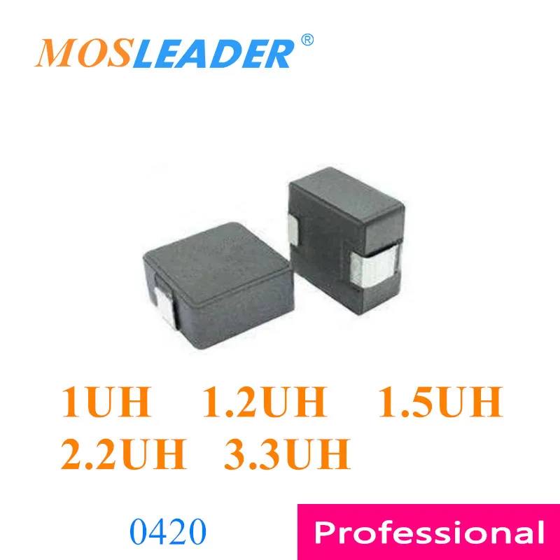 

Mosleader 1000pcs 0420 1UH 1.2UH 1.5UH 2.2UH 3.3UH 20% 1R0 1R2 1R5 2R2 3R3 Molded power inductors Chinese High quality