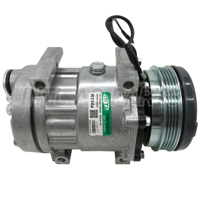 SANDEN SD7H15 8147 Auto Car Air Conditioning A/C AC Compressor for Agco/Massey Ferguson 78607 8880120402 4789035M1 920.20258