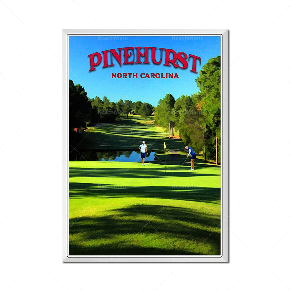 Golf poster, Augusta golf course, Pine Valley golf painting decoration, golf art wall, Georgia sports wall poster gift art decor