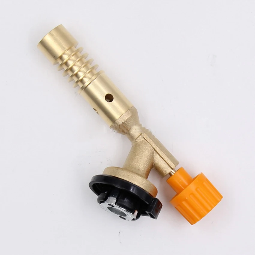 High Temperature Ignition Copper Flame Butan Gas, Adjustable Burner Gun for Outdoor Camping, Picnic, BBQ, Welding Equipment