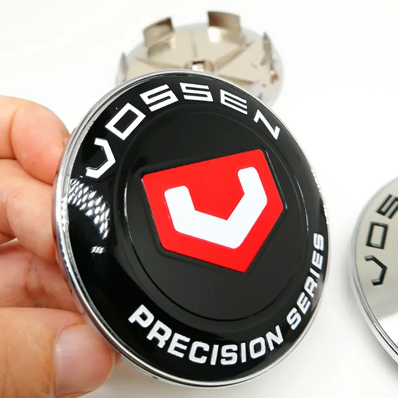 4pcs 68mm VOSSEN PRECISION SERIES Car Wheel Center Cap Rims Hubcaps Cover 65mm Sticker Emblem Badge Hub Auto Styling