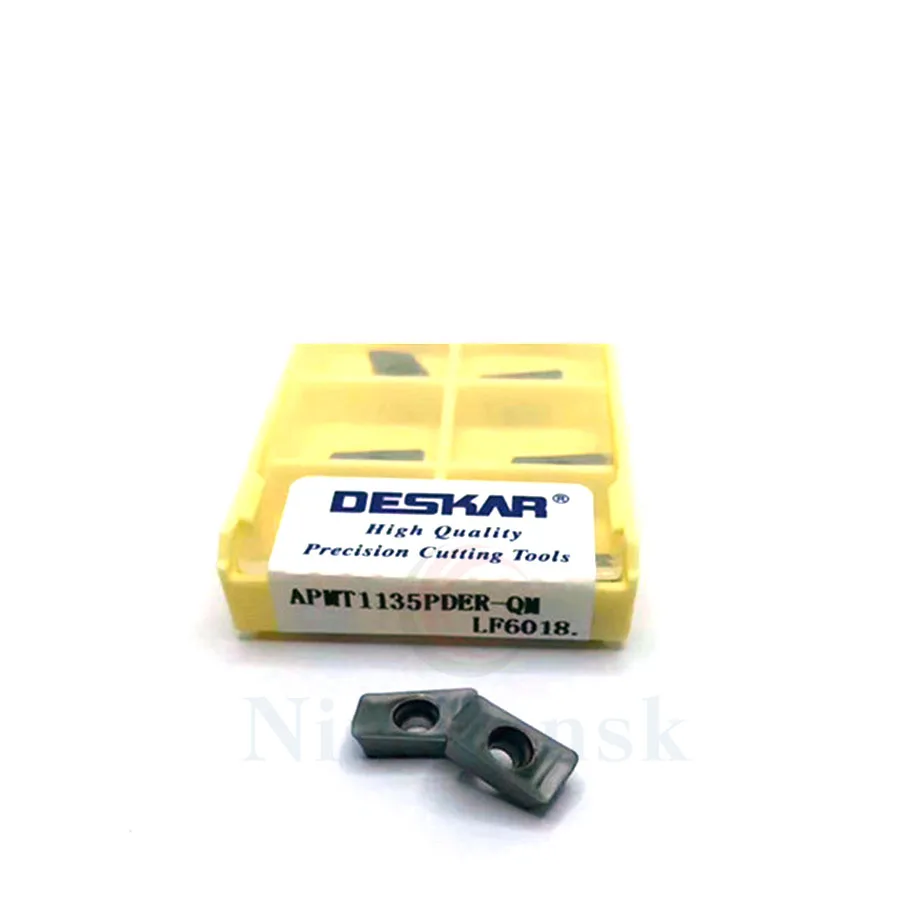 100% originale autentico APMT1604PDER-QM LF6018 fresatura inserto fresa CNC tornio strumento inserto in metallo duro, Per In Acciaio Inox