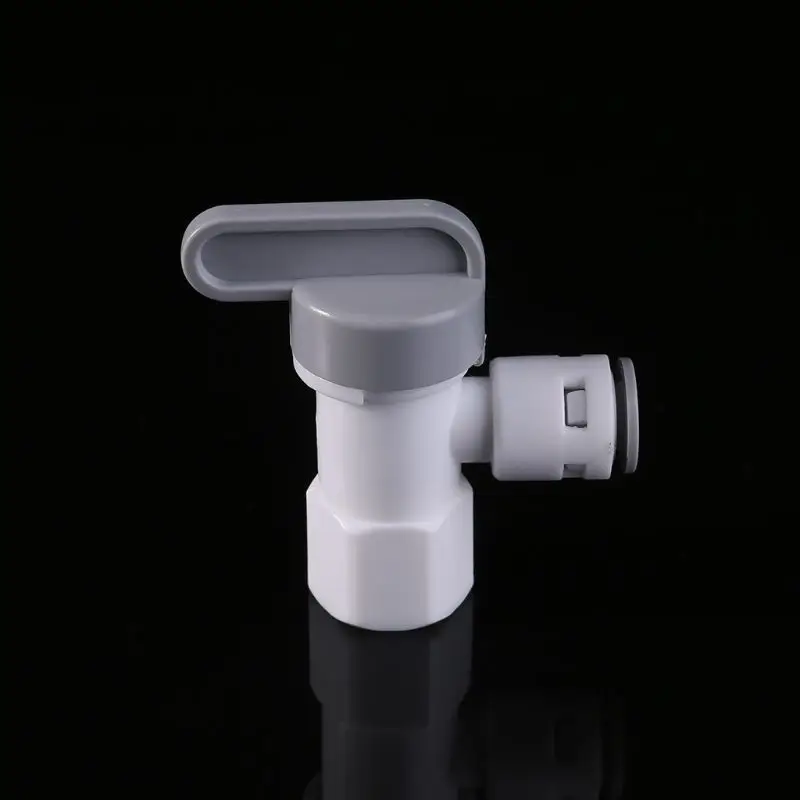 Tank Winkel Ball Ventil 1/4'' Rohr Für RO Umkehrosmose Filter System Purifier 4XFB