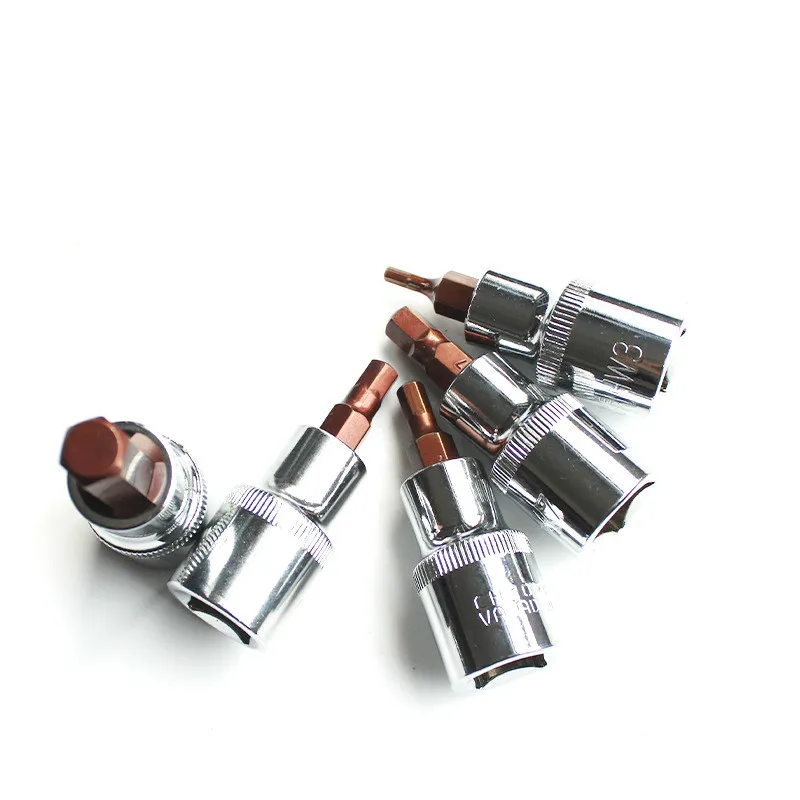 S2โลหะผสม Hex Bit ชุดไขควงหัวแฉก60/100มม.1/2 "Square Impact Driver ประแจเครื่องมือไขควงหัวประแจ