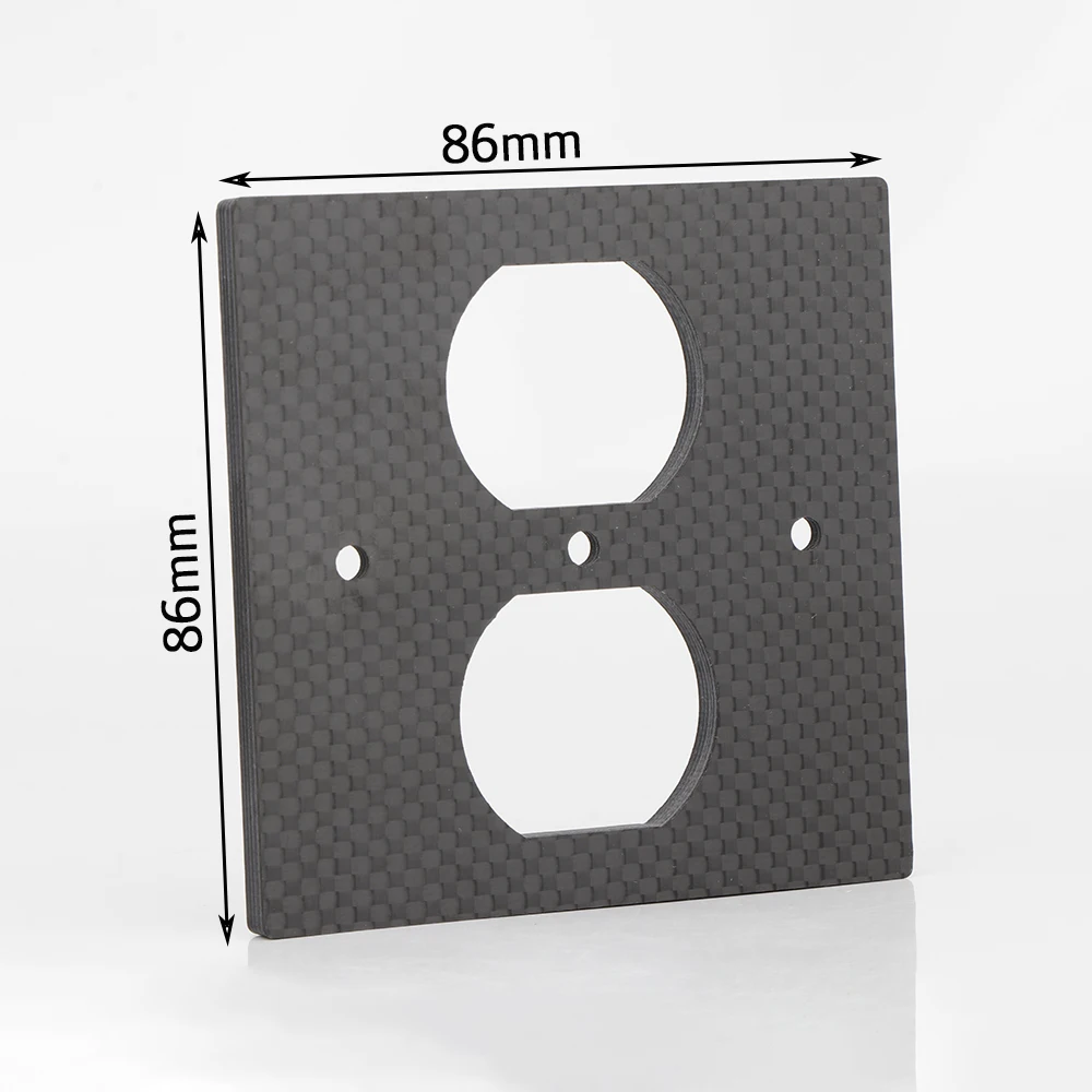 1 قطعة الولايات المتحدة مزدوجة التيار المتناوب وعاء الطاقة 4k ألياف الكربون Schuko لوحة الطاقة المقبس 16A الولايات المتحدة القياسية الجدار المخرج