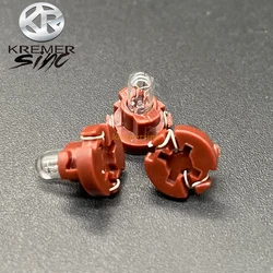 10pcs T3 Bulbs Lamps for Audi Mercedes Benz BMW Opel Volvo Dashboard Instrument 12V 0.56W Brown Plum blossomBase