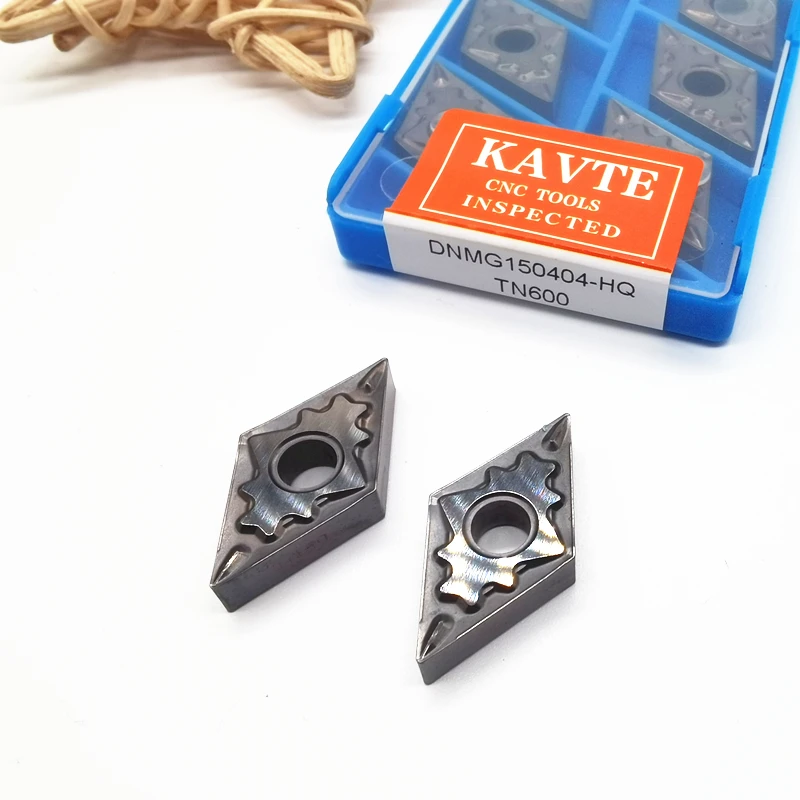 

DNMG150404-HQ TN600 DNMG150404 R-VF R-S Cermet, стальные детали среднего и грубого помола с хорошей отделкой, вставки из цементированного карбида вольфрама