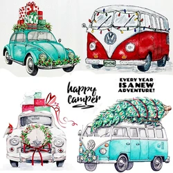 Clear All Kinds Of Car Transparent Silicone Rubber Stamp And Metal Die Sheet Cling Scrapbooking DIY Cute Pattern Photo Album
