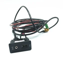 CarPlay USB AUX Switch AMI MDI MIB Phone Mapping Adapter Plug Socket Install Wiring Harness Cable For VW Golf 7 MK7 CC 3GD035222