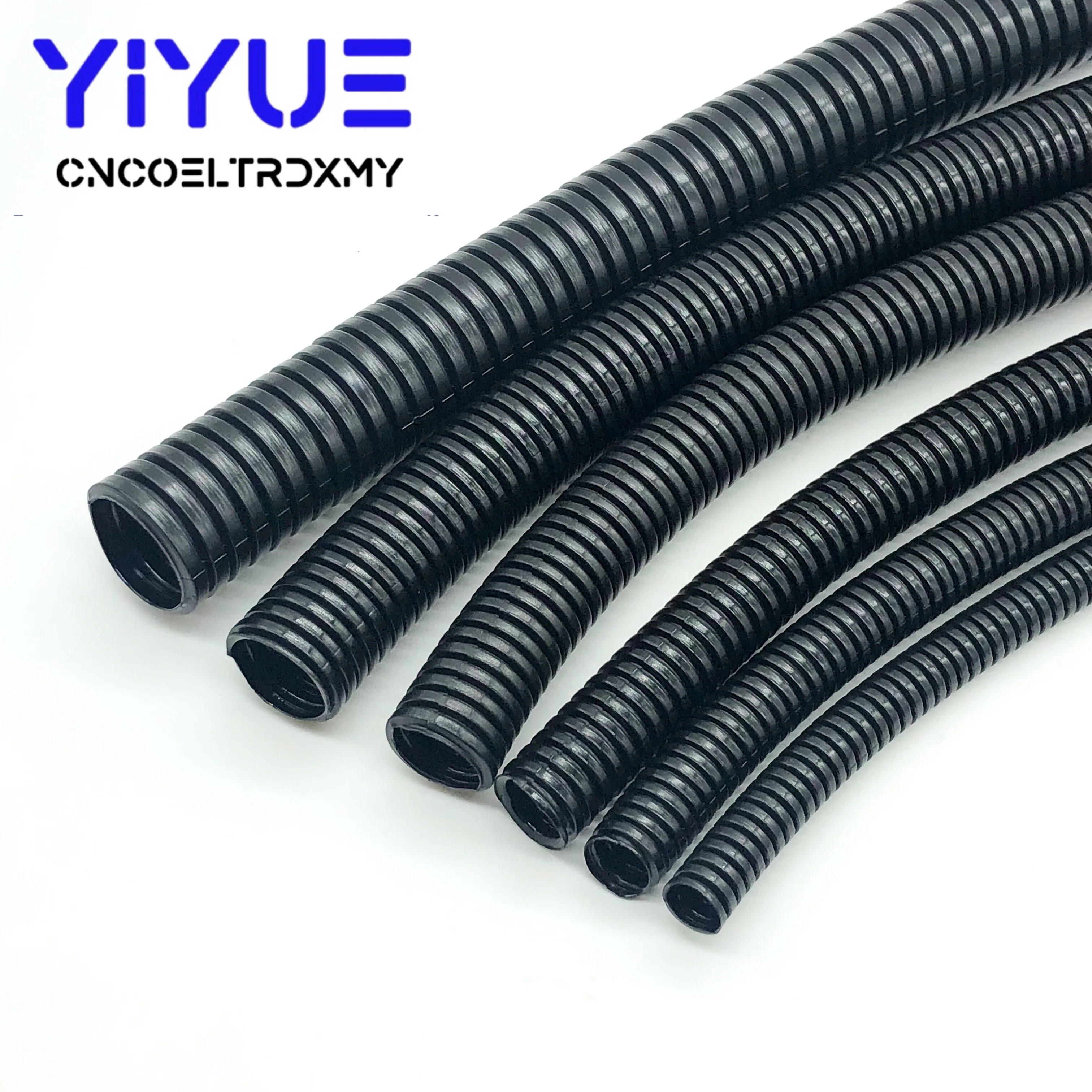 1M 6.5mm-20mm Corrugated tube auto car corrugated tube pipe insulation wire harness casing corrugated casing