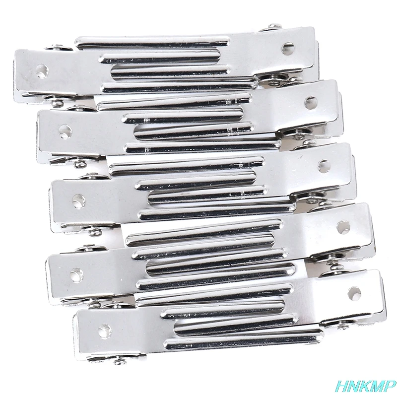 10 Pieces Hot Sale Pointed Metal Crocodile Clips with Bulk Craft DIY Hair Clips Durable Hair Accessories Hair Clips Hairdressing
