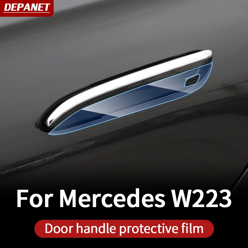 

Door handle film is suitable for 2021 Mercedes w223 S series 400 450 550 480 accessories