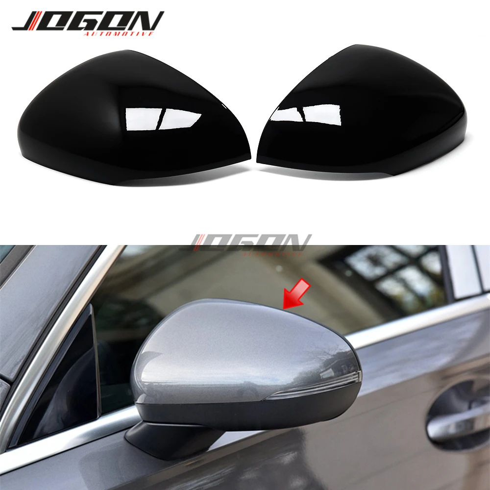 

2pcs Black For Mercedes Benz A Class W177 V177 Z177 A35 A45 2020+ABS Car Side Rear View Mirror Cover Replacement Caps Shell Trim