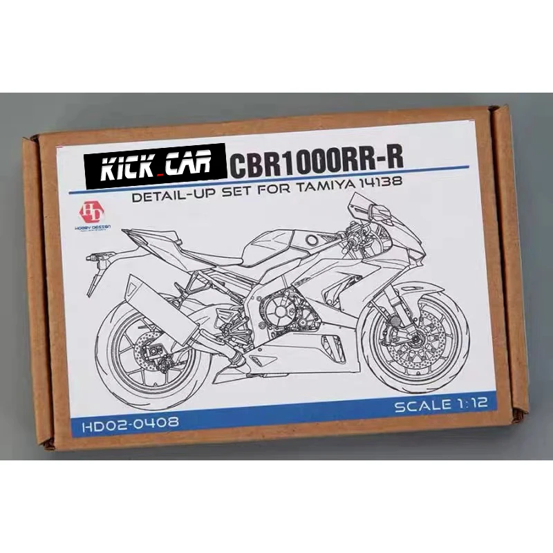 

Hobby Design HD02-0408 1/12 CBR1000RR-R Detail-up Set Model Car Modifications Hand Made Model For Tamiya 14138