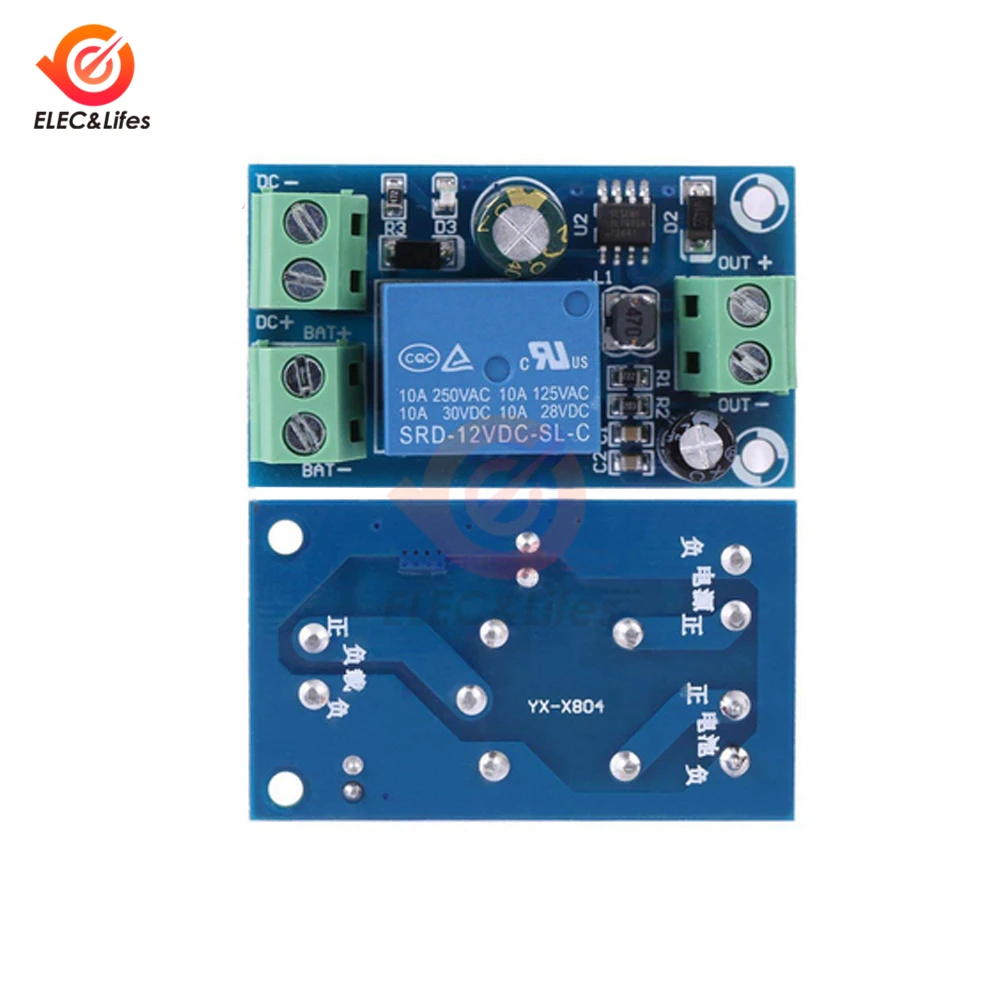 Power-OFF Protection Module Automatic Switching Module UPS Emergency Cut-off Battery Power Supply 12V to 48V Control Board