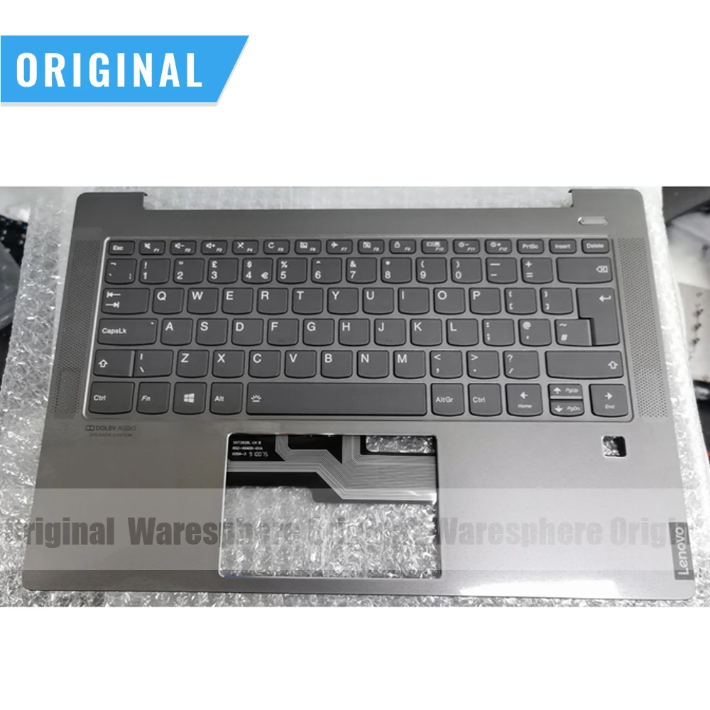 

New Original Palmrest For Lenovo IdeaPad S540-14 S540-14IWL 14IML 14API 5CB0S17226 Top Upper Case With UK Keyboard Silver-Grey