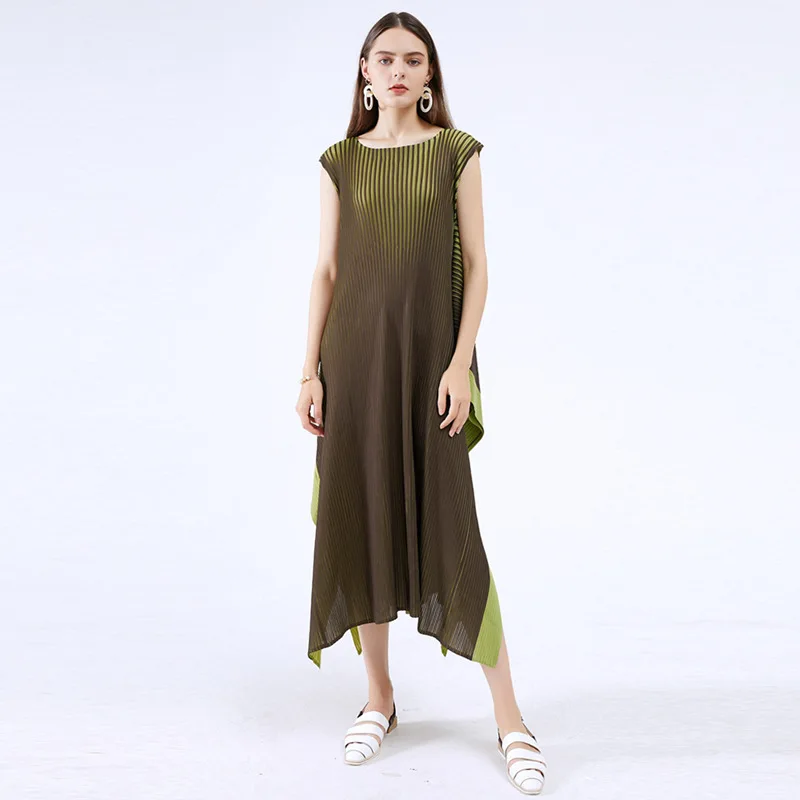 

Women's New Style Summer Loose Long Length Sleeveless A-Line Dress