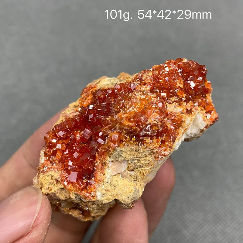 

100% Natural Vanadinite mineral specimen quartz crystal specimen Collection Stones and crystals