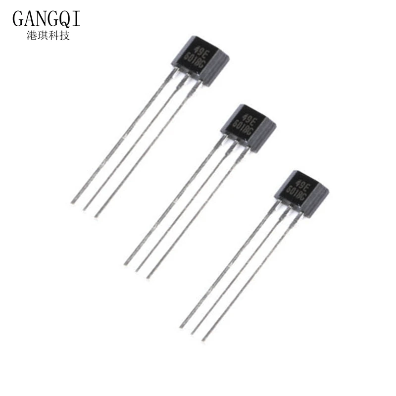 10pcs 49E Hall element AH49E OH49E SS49E Hall sensor Hall Effect Sensor new TO-92