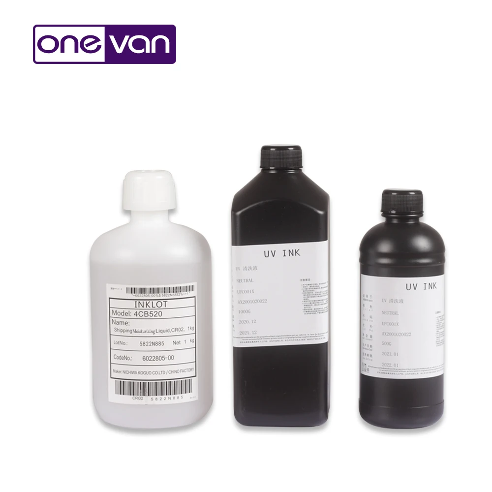 UV ink special cleaning fluid and moisturizing fluid to prevent the print head from drying Suitable for Epson HP Ricoh Seiko