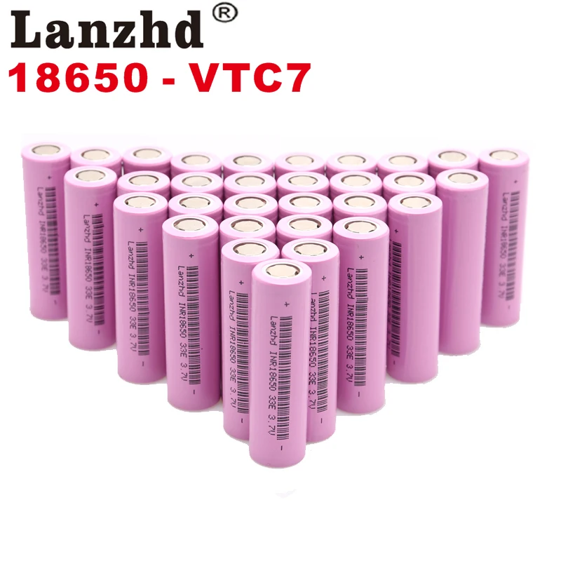 Nueva batería 18650 para Samsung 18650 3,7 V batería recargable 35E 3300mah Li ion baterías de litio DIY 17A corriente (8-40 Uds)