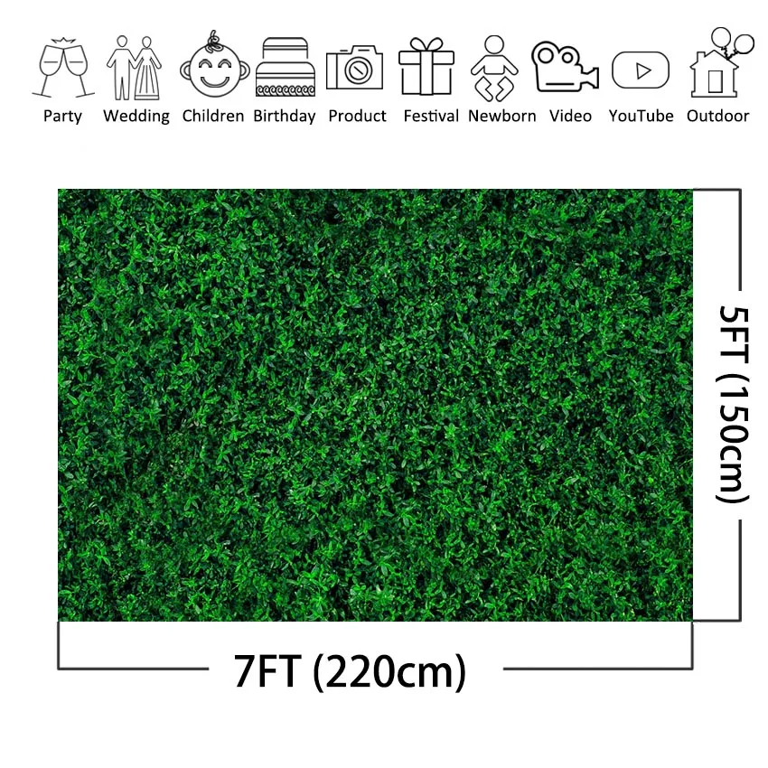 Photography Background Green Grass Design Nature Outdoorsy Vigour Backdrops Lawn Pattern Newborn Baby Children Photo Studio Prop