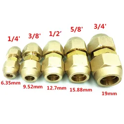 1Pc Brass 1/4