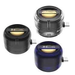 Type-C Mini Phone Speaker Portable Plug in Rechargeable w/ Clear Bass Speaker Universal for Cell Phone Compact
