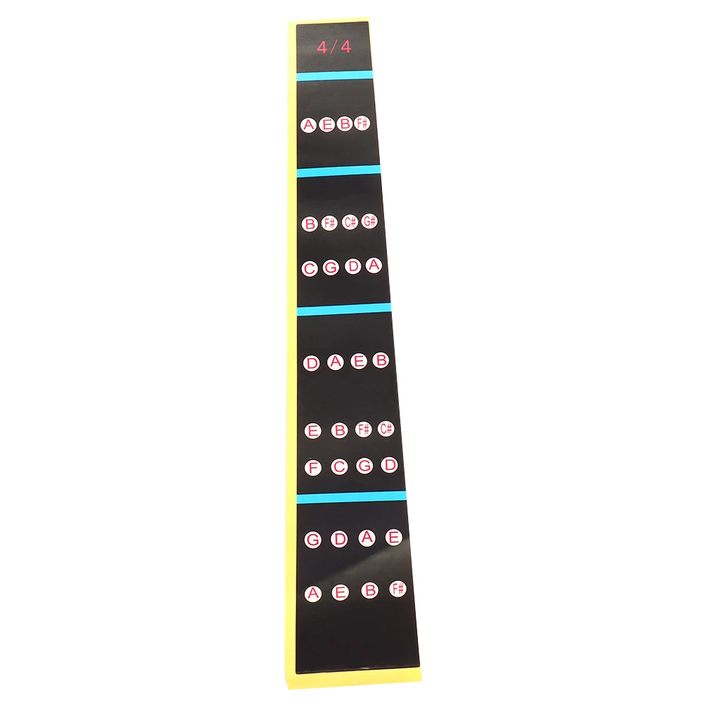 4/4, 3/4, 1/2 1/4, 1/8Violin Fingerboard Sticker Fretboard Note Label Finge Chart Practice Finger Guide Beginner Violin Parts