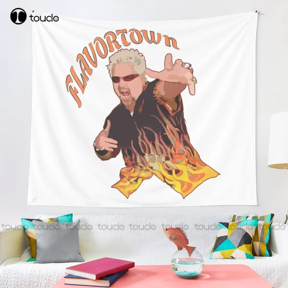 Guy Fieri Flavortown Tapestry Tapestry Online Store Tapestry Wall Hanging For Living Room Bedroom Dorm Room Home Decor