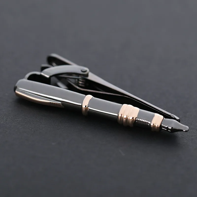 Men Formal Wear Gold And Silver Tie Clip Stainless Alloy Formal Business Causal Prom Gift Multiple Styles