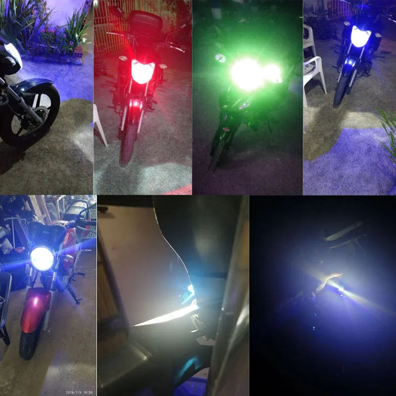 1pcs Moto led P15D Hi/Low Motorcycle Headlight H4 BA20D LED Lamp COB Bulb Moto Headlamp RGB Motorcycle Headlight Driving light